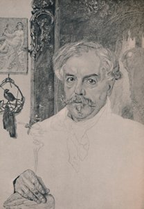エドモンド・ド・ゴンクールの肖像、1882年、1946年 作： Felix Bracquemond