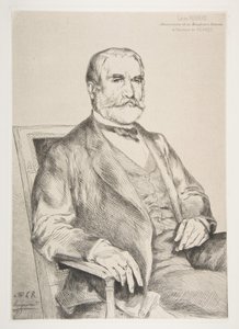 ルイロバートの肖像、1873年。 作： Felix Bracquemond