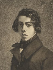 テオドール・シャセリオーの肖像、1893年。 作： Felix Bracquemond