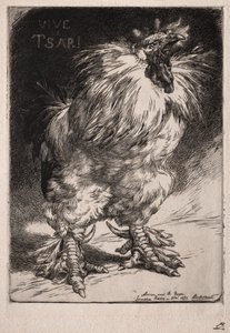 フランスのコック 作： Felix Bracquemond