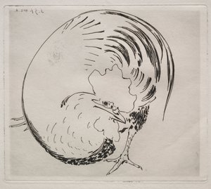 高火力のサービス: おんどり 作： Felix Bracquemond