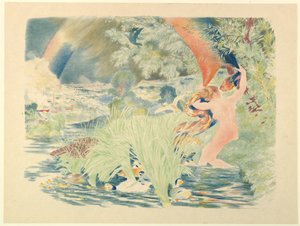 レインボー、1893。 作： Felix Bracquemond