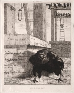 レイヴン、1854。 作： Felix Bracquemond