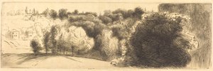 ベルビューへ続く道 作： Felix Bracquemond