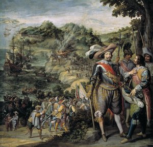 ドンファデリクデトレドによるセントキッツ島の捕獲、1634年 作： Felix Castello