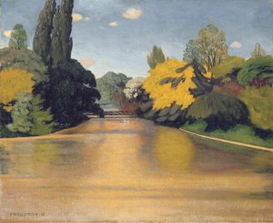 ブローニュの森、ラスセントジェームス、1918年 作： Felix Edouard Vallotton