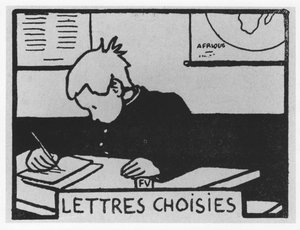 キャロット・ポワール「lettres choisies", Jules Renard, illustration by Felix Vallotton, ed.フラマリオン。 作： Felix Edouard Vallotton