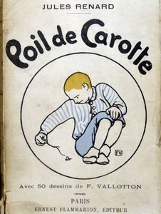 表紙 "Carrot Head" by Jules Renard Paris, Ernest Flammarion (ブックカバー) 作： Felix Edouard Vallotton