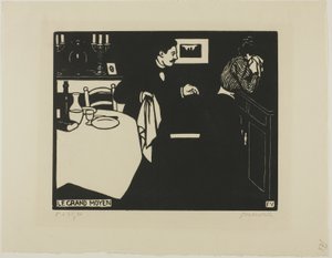 Extreme Measure、Intimacys のプレート 6 作： Felix Edouard Vallotton