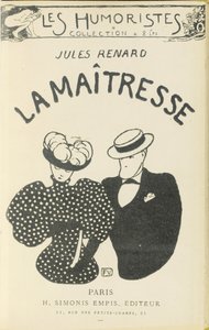 ジュールズレナード作「ミストレス」の表紙、1896年 作： Felix Edouard Vallotton