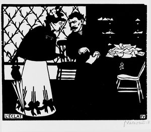 L "エクラ、1898 作： Felix Edouard Vallotton