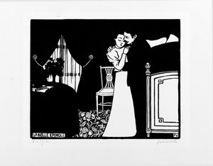 La Belle Epingle、1897-98 作： Felix Edouard Vallotton