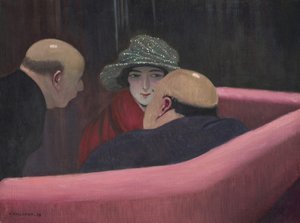 貞淑なスザンヌ、1922年。 作： Felix Edouard Vallotton