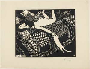 怠惰 作： Felix Edouard Vallotton
