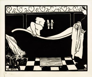 お風呂 作： Felix Edouard Vallotton