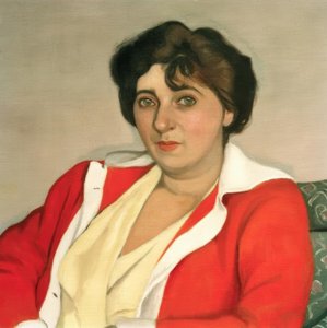 赤いセーター 作： Felix Edouard Vallotton