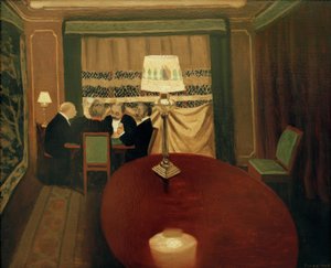 ポーカー 作： Felix Edouard Vallotton