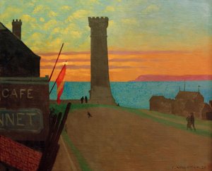 オンフルールの古い灯台 作： Felix Edouard Vallotton
