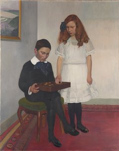 ハーンルーザーの子供たち、1912 年。 作： Felix Edouard Vallotton