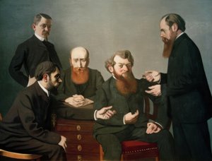 5人の画家 作： Felix Edouard Vallotton