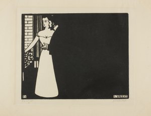 お金、 "Intimacies"、1898年のプレート5 作： Felix Edouard Vallotton