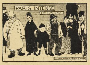 パリ・インテンス、1893-94 作： Felix Edouard Vallotton