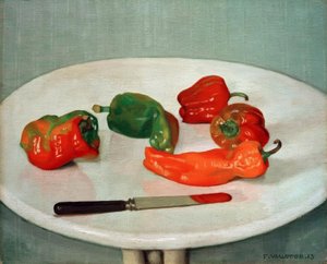 赤唐辛子 作： Felix Edouard Vallotton