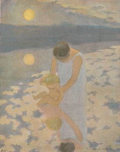 反射、c1897 作： Felix Edouard Vallotton