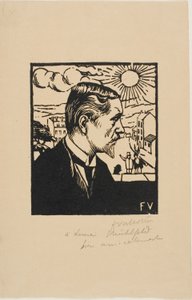 自画像 作： Felix Edouard Vallotton