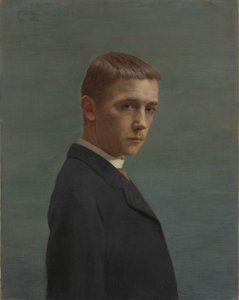 20歳の自画像 1885年、20歳の自画像。