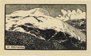 ブライトホルン、1892 作： Felix Edouard Vallotton