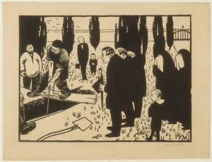 お葬式 作： Felix Edouard Vallotton