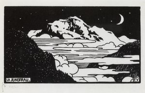 ユングフラウ、1892 作： Felix Edouard Vallotton