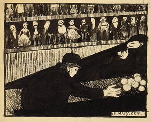 虐殺 作： Felix Edouard Vallotton