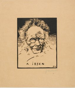 イプセンへ 作： Felix Edouard Vallotton