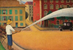 スプリンクラー、1925年頃（キャンバスに油彩） 作： Felix Elie Tobeen