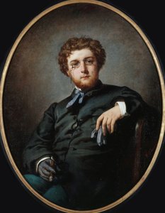 作曲家ジョルジュ・ビゼーの肖像、1838～1875年、1865年頃。