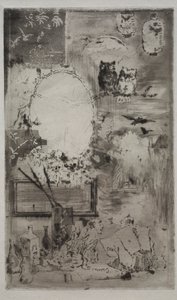 日本式洗礼 作： Felix Hilaire Buhot