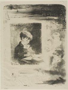 子どもの絵（ジャン・ブオ） 作： Felix Hilaire Buhot