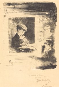 こどもの絵 こどもの絵、1894年。 作： Felix Hilaire Buhot
