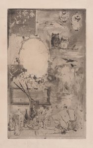 日本の洗礼、1860-98。 作： Felix Hilaire Buhot