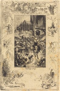 1878年、私は良い掘り出し物と呼ぶものを作った. 作： Felix Hilaire Buhot
