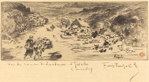 ランデマーへの入り口 (ハーグ) 作： Felix Hilaire Buhot