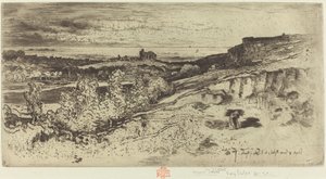 レストルのラ チャペル サン ミッシェル レストルのチャペル サン ミッシェル、1881 年。 作： Felix Hilaire Buhot