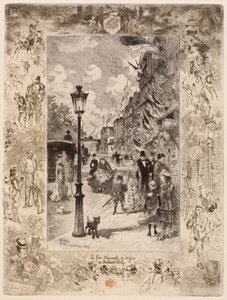 Boulevard Clichy の国民の日 (Boulevard de Clichy の祝日)