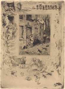 La Maison Maudite The House of the Damned, c. 18831885。 作： Felix Hilaire Buhot