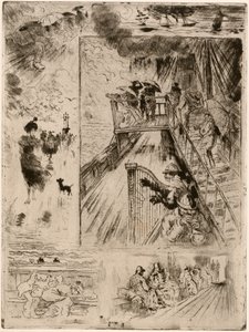 パッセージパッセージ、1879-1885。 作： Felix Hilaire Buhot