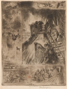 パッセージパッセージ、1879-1885。 作： Felix Hilaire Buhot