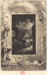 悪魔の墓 作： Felix Hilaire Buhot