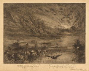 Les Esprits des Villes Mortes Spirits from the Cities of the Dead、1885 年。 作： Felix Hilaire Buhot
